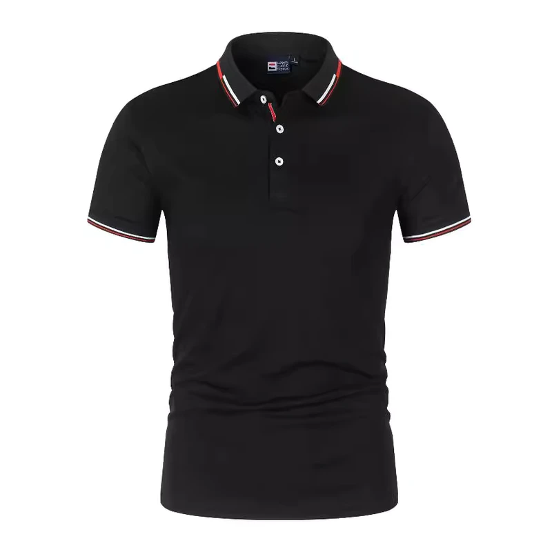 Breathable Fabric Summer Polo Shirt Custom Logo Short Sleeve Men Sport Polo T Shirt
