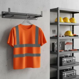 Breathable Fluorescent Breathable Fabric Construction Warehouse Industrial Custom Reflective Safety T-shirt