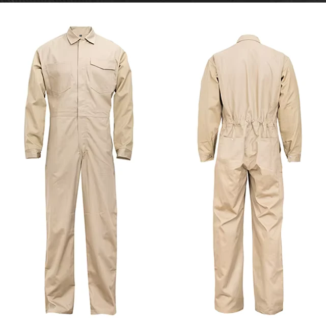 Breathable Good Color Fastness Lightweight Fire Resistant Coverall