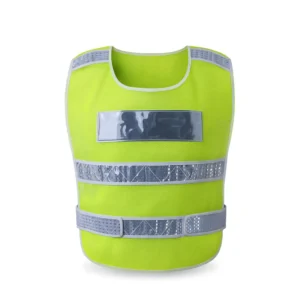 Breathable Mesh Reflective Safety Vest Lightweight Hi Vis Workwear with Zipper Closure Custom Logo for Traffic Safety Guard