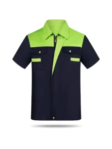Breathable Polyester Cotton Two Tones Motor Mechanic Uniform Farmer Cleaner Jacket Pants Work Suits