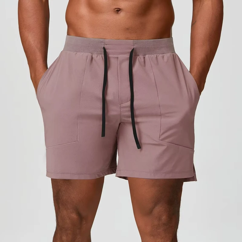 Breathable Quick-Drying Solid Running and Tennis Shorts for Unisex Outdoor Use