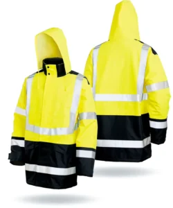 Breathable Reflective Safety Work Jacket for Men Winter High Safety and Reflectivity