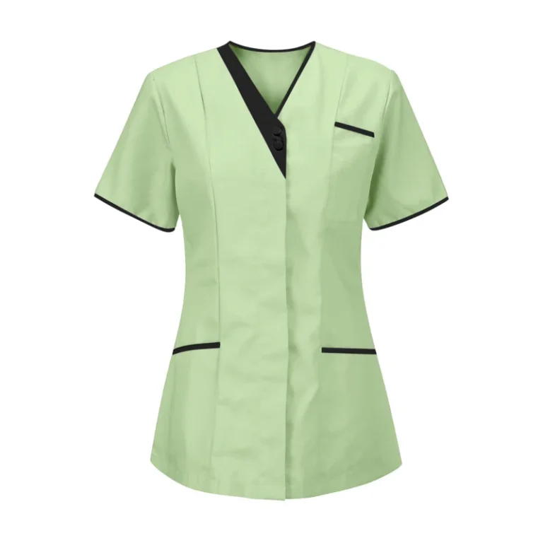 Breathable-Short-Sleeve-Unisex-Hospital-Nurse-Scrub-Uniform-Set-from-Manufacturer