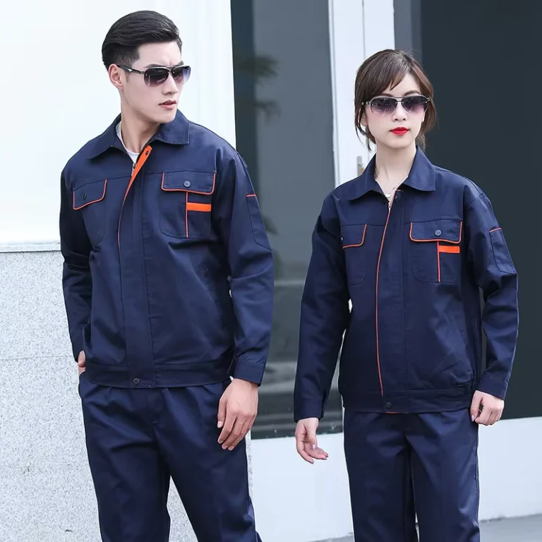 Breathable-Wear-Resistant-Polyamide-CE-Certified-Spring-Autumn-Long-Sleeve-Work-Coverall-Unisex-for-Property-Cleaning