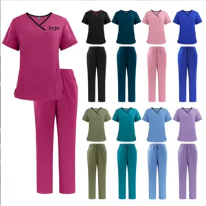 Breathable Women’s Medical Uniform Separate Suits