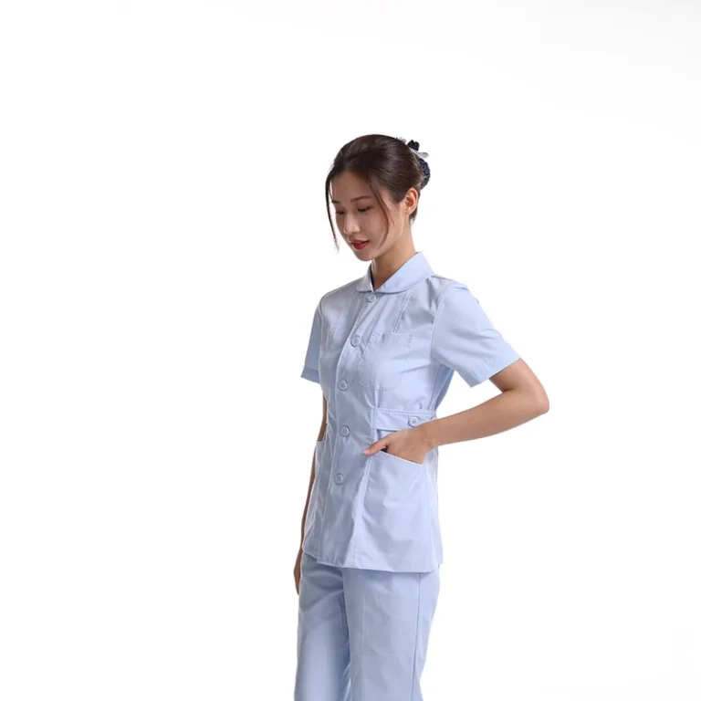 Breathable-Womens-Nurse-Uniform-Top-and-Pants-Antistatic-95-Polyester-5-Conductive-Fiber