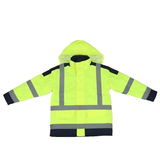 Bright Yellow Hi Vis Reflective Safety Jackets