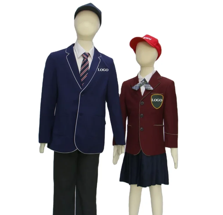 British-Style-Kids-School-Uniform-Suit-Primary-Middle-Students-Class-Uniform-for-Girl-Skirt-Jacket-Blazer-Set-School-Uniforms