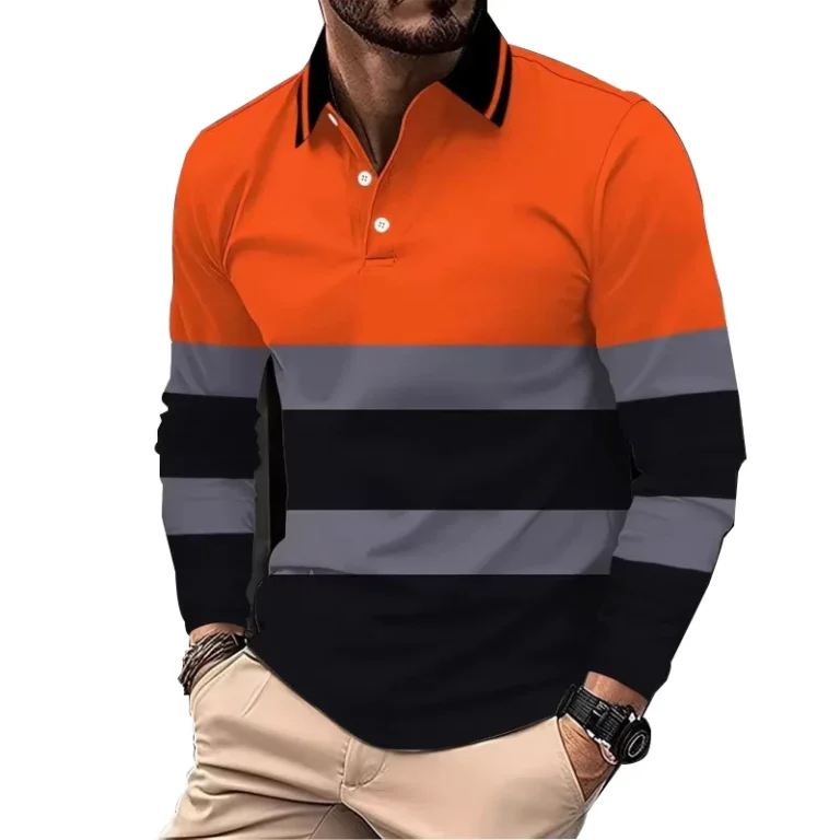 Bulk-Button-up-Men-Hi-Vis-Work-Wear-Polo-T-Shirt-Custom-Reflective-Long-Sleeve-Safety-High-Visibility-T-Shirts-with-logo