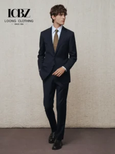 Bulk Custom Designer High Quality Fabric Suits Custom Men Suits Black Suit for Men