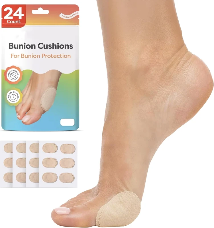 Bunion Pads for Toe Cap Shoes Waterproof Soft Cushion Protector Breathable Adhesive Foot Pad All Day Comfort Support