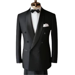 Business Real Photo Shawl Lapel Men Suits Slim Fit 2 Pieces Wedding Groom Custom Clothes Outfit Casual Daily Set Blazer Pant