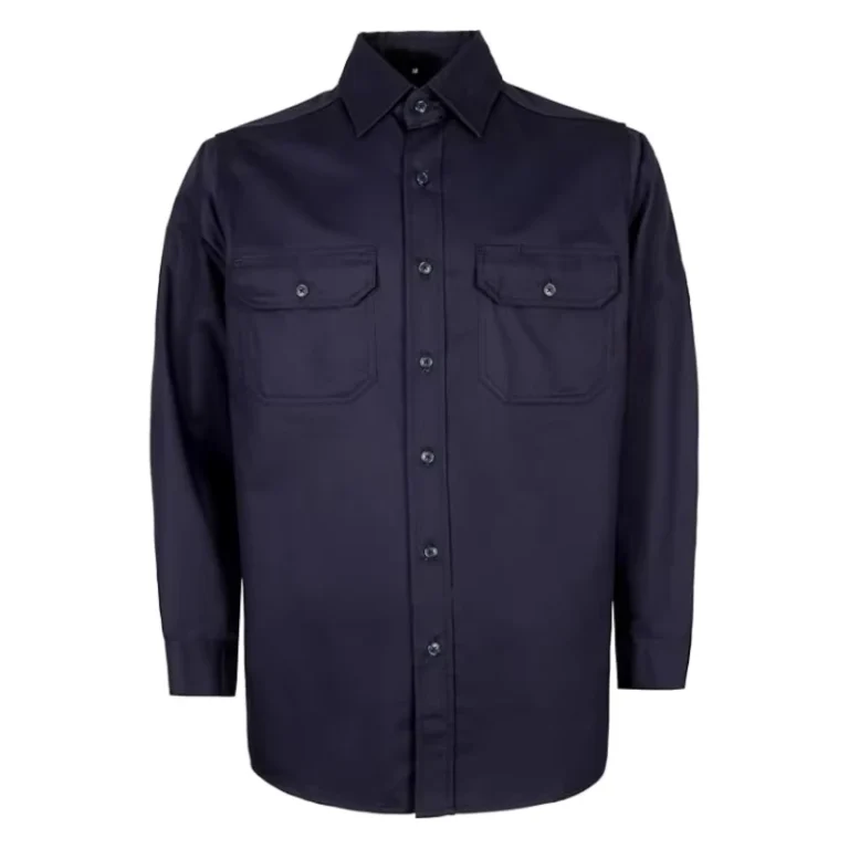 CAT2-Fire-Retardant-Top-FRC-Clothing-Arc-Flash-Safety-FR-Shirt-Cotton-Shirts-2-Uniform-Electric-FRKNIT-FRC0801-7