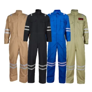 CAT2 Flame Resistant Welder FRC Fireproof Safety Industrial Fire Retardant Mining FR Coverall for Oil and Gas