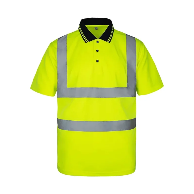 CE-ANSI-Construction-Reflective-Warning-Hi-Viz-Vis-High-Visibility-Safety-Short-Sleeve-Polo-Shirt