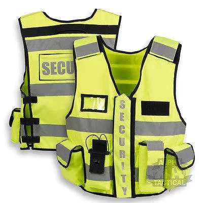 CE ANSI EN 20471 CLASS 2 Safety Security Jacket Vest