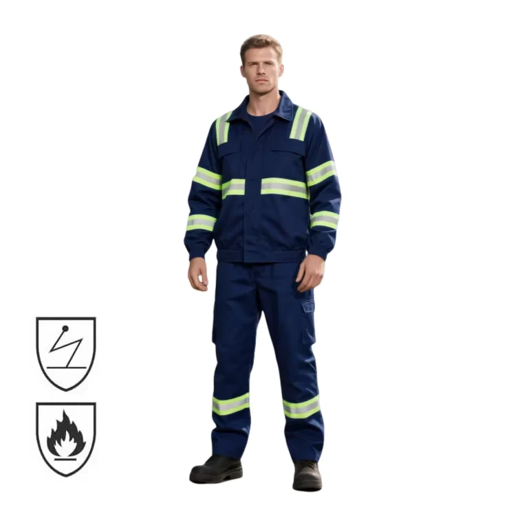 CE-Certificate-2-Chest-Pockets-Two-Piece-Coverall