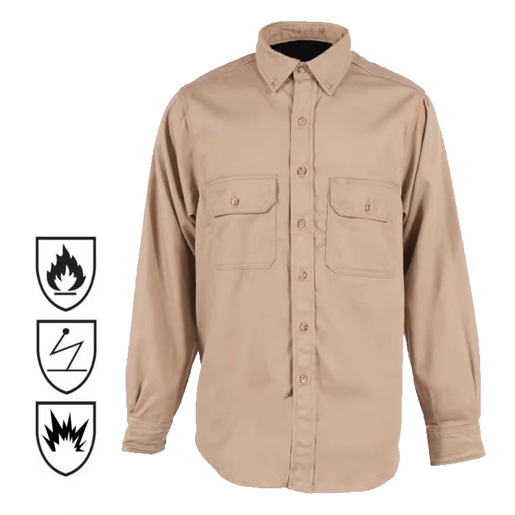 CE-Certificate-Fireproof-Long-Sleeve-FRC-DuPont-Nomex-Work-FR-Flame-Retardant-Fire-Resistant-Shirt