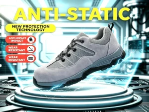 CE Certificate Steel Toe Anti Smashing Anti puncture Insulation Anti Static Non Slip Real Leather Breathable Wear Resistant Work
