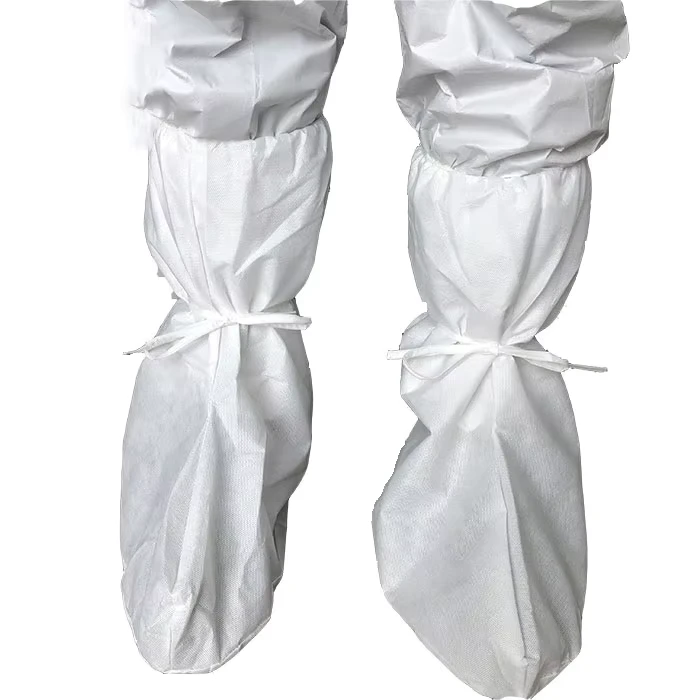 CE-Disposable-Anti-Slip-Nonwoven-Breathable-Waterproof-SMS-Boot-Covers-with-Straps