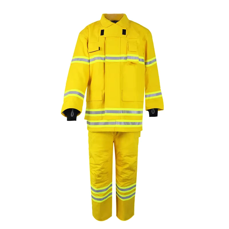 CE EN 469 Certified Firefighter Clothing Fire Fighting Suit