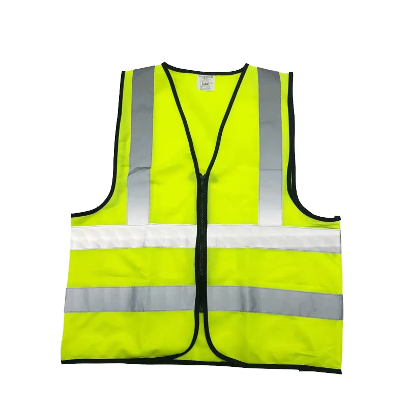 CE EN471 ANSI Class 2 High Visibility Orange Yellow Waterproof Polyester Reflective Vest