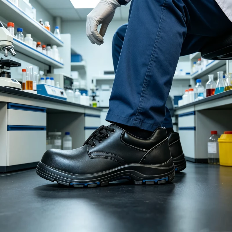 CE ESD Anti-Static Safety Shoes Dustproof Steel Toe Breathable Work Shoes for Electronic Factory Batch Order