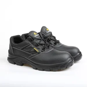 CE Embossed Leather Safety Shoes Low-Cut Waterproof Anti-Puncture Work Boots for Men