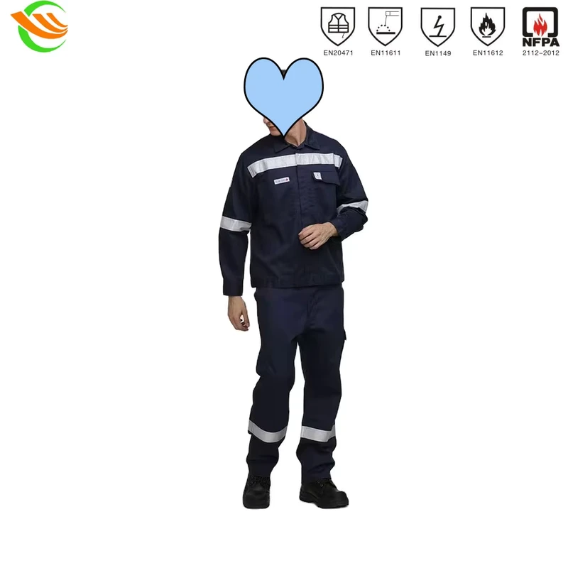CE En20471 En11611 En11612 Welding Uniform Welder Working Fire Retardant Suit High Quality Fire Resistant Safety Clothing