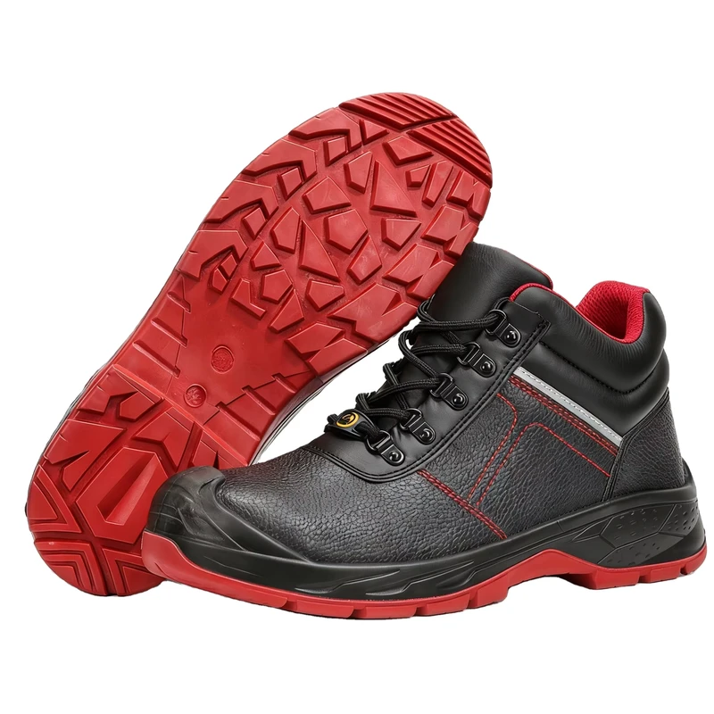 CE Standard S3SR ESD Anti impact Anti puncture Customized Professional Factory Men Work Protective Safety Shoes