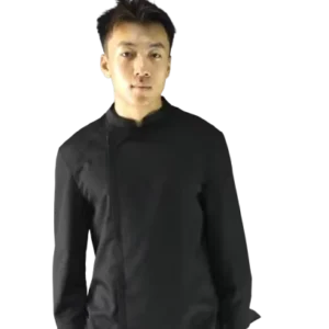 CHECKEDOUT New Style Long Sleeve Chef Uniform With Zipper for Hotel and Restaurants Chef Staff Work Wear Chef Jacket
