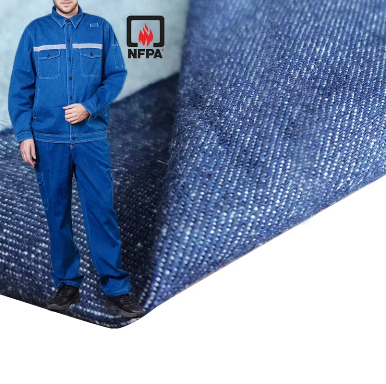 CM12OZ-400GSM-Heavy-Weight-Cotton-Fire-Retardant-Jean-FR-Denim-Fabric-for-Pants