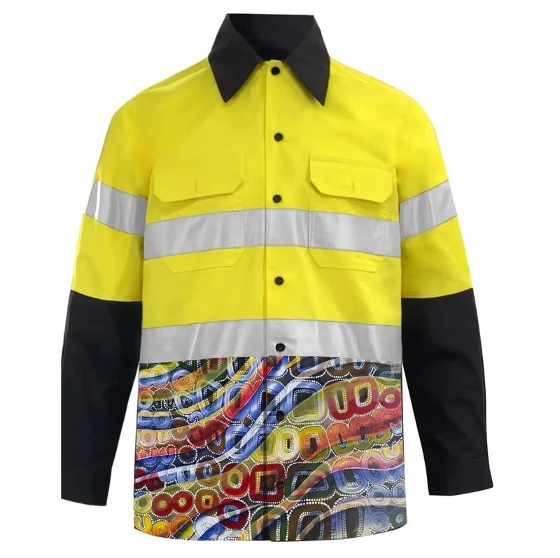 CONSTRUCTION 65% Poly 35% Cotton or 100% Cotton Blend Light Weight Safety Construction Shirt