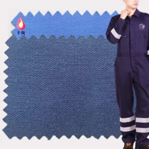 CP320AS Dyed FR Satin Anti-static Arcproof Flame Retardant Fabric for Workwear Uniform