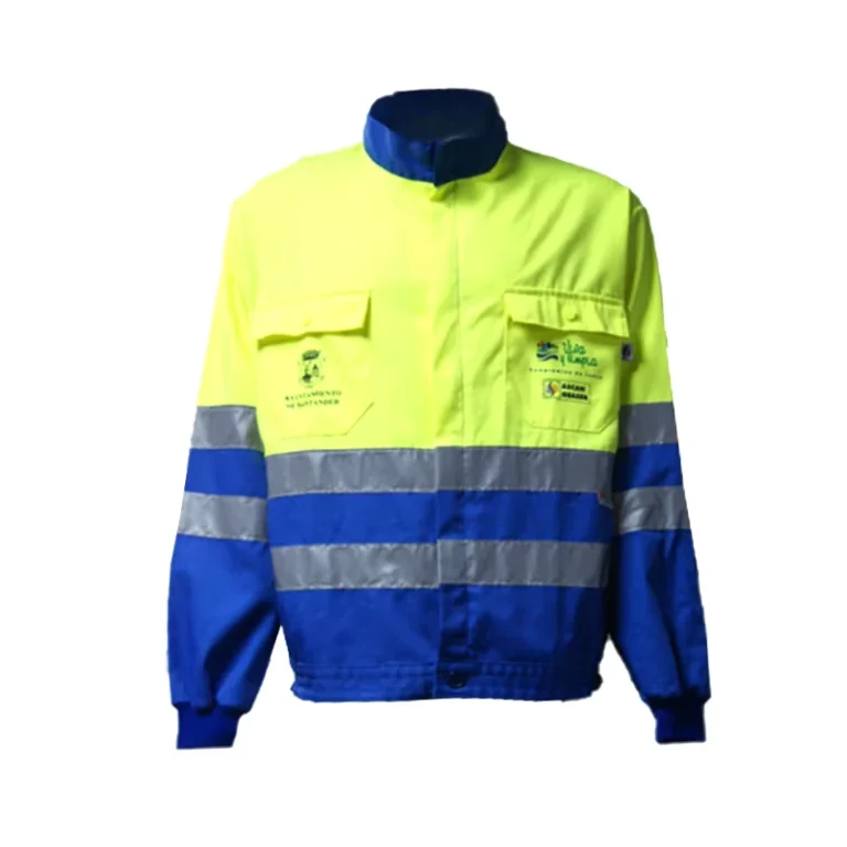 CVC6040-Yellow-Fluo-Hivi-Reflective-Mens-Working-Jacket-Work-Coverall-Protective-Yellow-Fluorescent-Jackets