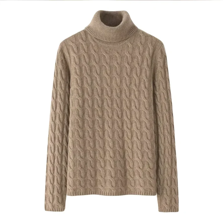 Cable-Knit-Cashmere-Turtleneck-Sweater-for-Women