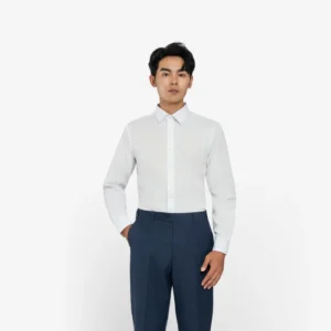 Camisa Social Executive Dressy Shirts Cotton Male Long Sleeve Corporate Uniform Shirts For Office Work Mens Dress Shirts