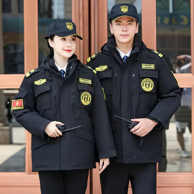 Camouflage-Security-Guard-Uniforms-Winter-Warm-Usa-Works-Overalls-Work-Jacket-Black-Security-Guard-Uniform-Dark-Blue