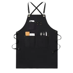 Canvas Cafe Attendant Apron Uniform for Men and Women