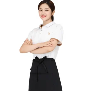 Canvas Half Apron Short Custom Sizes for Restaurant and Bar Uniforms