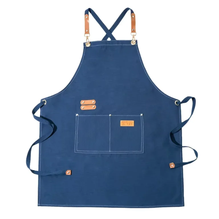 Canvas-Kitchen-Barista-Apron-for-Men-and-Women-Grill-Restaurant-Bar-Cafe-Beauty-Salon-Uniform
