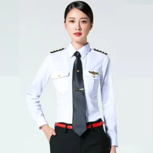 Captain Uniform Female Security Concierge Aviation Pilot Professional Work Suit Jacket