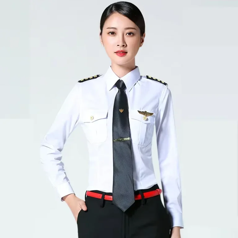 Captain-Uniform-Female-Security-Concierge-Aviation-Pilot-Professional-Work-Suit-Jacket