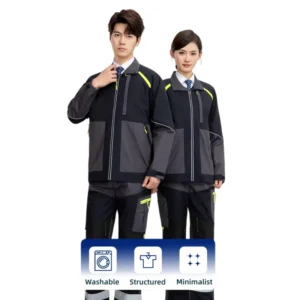 Car Repair Rip-Resistant Polyester Cotton Workwear Suits, Miner Work Clothes and Jackets