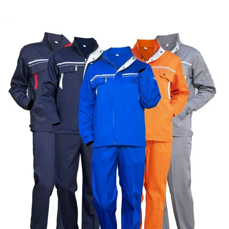 Car-Repair-Work-Jacket-and-Pants-Set-with-Hi-Vis-Reflective-Strips