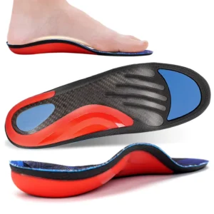 Carbon Fiber Badminton and Football Insoles Arch Support Shock Absorption Orthotic Foot Protection
