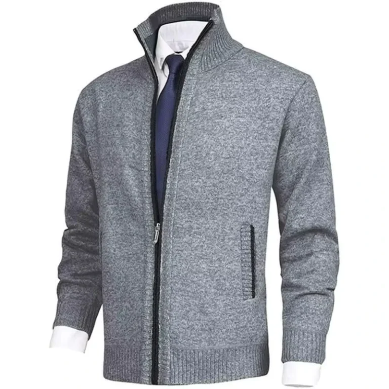 Cardigan-Fine-Knitting-Stand-Collar-Coat-European-Sizes-New-Cold-Seasons-Men-Oversized-Knit-Sweater