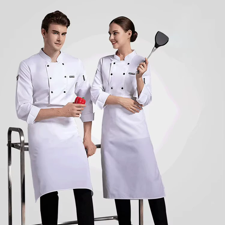 Chef Uniform for High Standards Restaurant & Bar Waitress & Cook Hotel & Food Services Unique Design & Quality