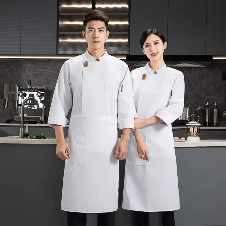 Chef-Workwear-for-Women-Men-Twill-Long-Sleeve-Catering-Uniforms-for-Western-Restaurant-Baking-Pastry